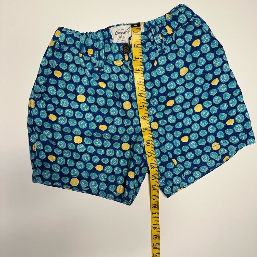 Abercrombie & Fitch XS shorts Blue lemons - Picture 3 of 5